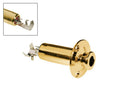 Boston EPJ-67-G Eindknop jack, solderen 6,3mm female jack, goud, vaste jack plaat