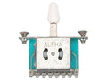 Boston SW-145-W Lever switch 5-way, open model, 1 5/8 inch spacing, bolts included, with white cap