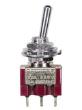 Boston SW-158-N Mini toggle switch 2-way, on-on, 1-pole, nickel
