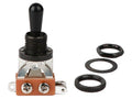 Boston SW-23-BB Toggle switch 3-way, open, black cap, black