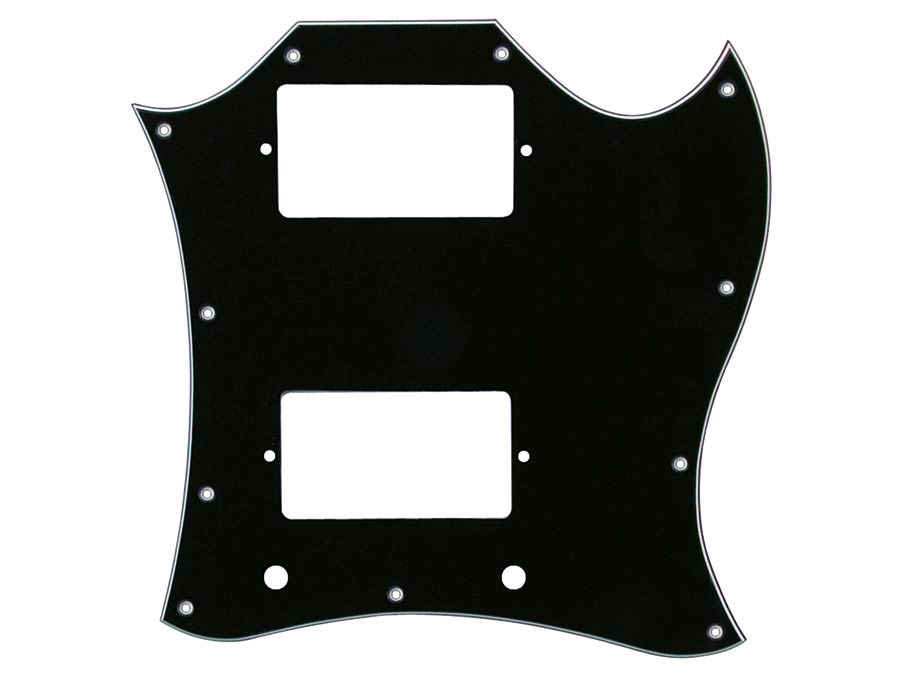 Boston SM3-B Slagplaat, SG-model custom, 3 ply, black