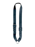 Boston JB-10-B Bandelier voor kleine trom (kindermodel), leder, zwart 140 cm x 4 cm
