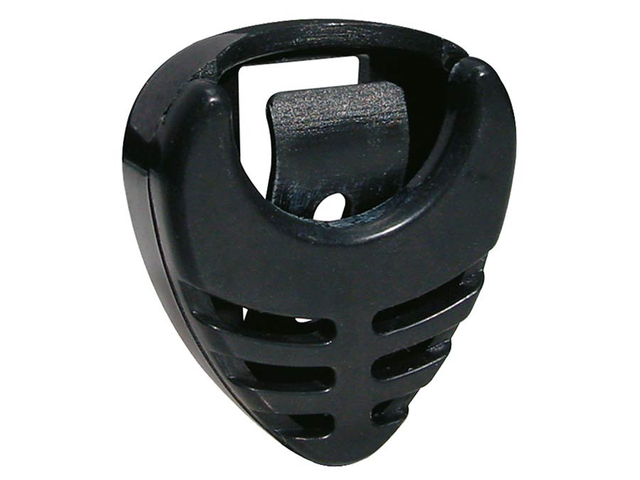 Boston PH-01-BK Plectrumhouders, plastic, zwart, 6-pack