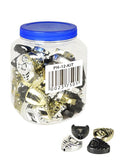 Boston PH-12-KIT Assortimentkit met 100 plectrumhouders, in zwart, zilver en goud