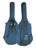Boston CB-244 Contrabashoes 4/4, donkerblauw-grijs, 23mm gevoerd, 2 riemen, diverse accessoire vakken