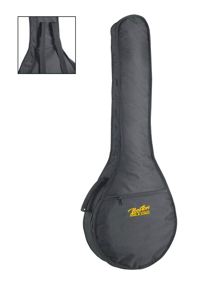 Boston TB-10 Gigbag voor tenorbanjo of gitaarbanjo, hoogte: 100 cm., 10 mm. gevoerd nylon, zwart