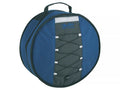 Boston DBL-1465-S Deluxe gigbag voor snaartrom 14"x 6,5", zwart-blauw, 15 mm gevoerd hardfoam