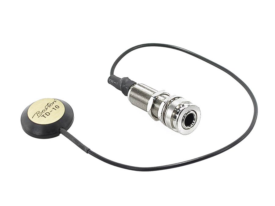 Boston TD-10-EPJ Transducer pickup, klevend element, 25mm diameter, endpin jack 6,3mm