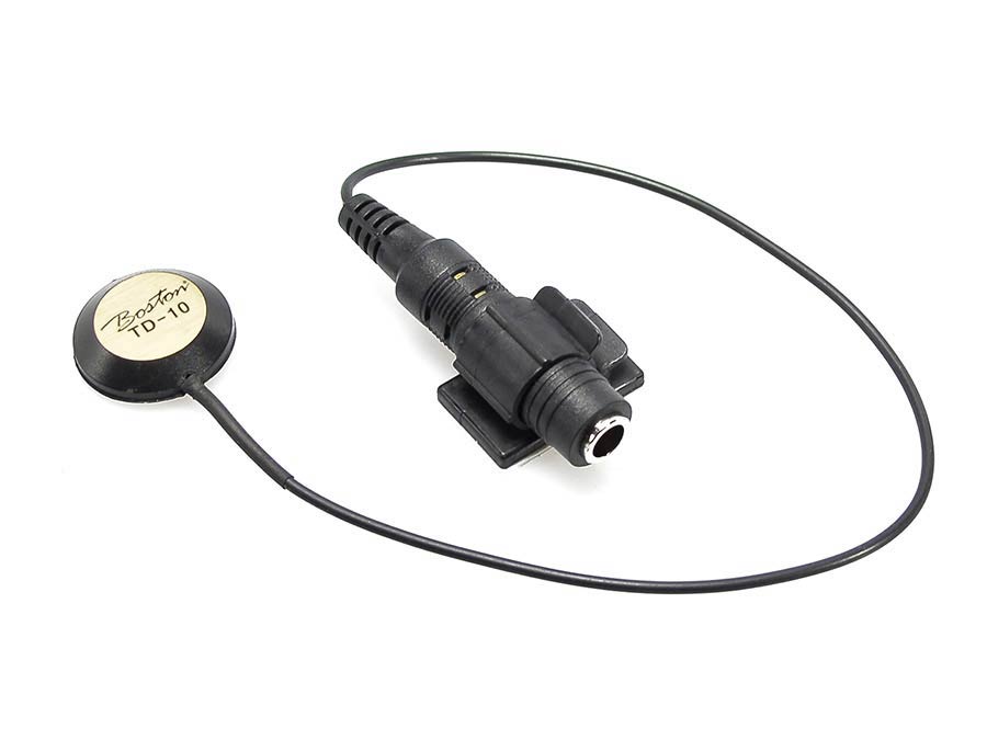 Boston TD-10-CJ Transducer pickup, klevend element, 25mm diameter, klevende female jack 6,3mm