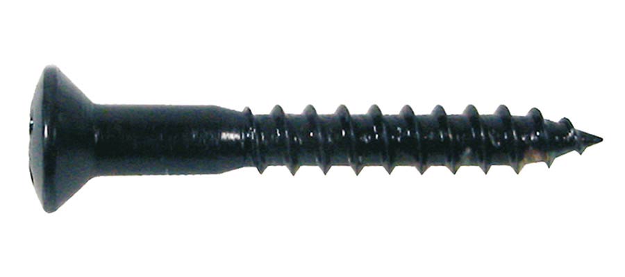 Boston WS-14-B Screw, 2,4x16mm, 12pcs, oval countersunk, for HB pu ring long, black