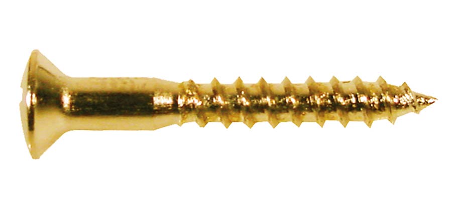 Boston WS-14-G Screw, 2,4x16mm, 12pcs, oval countersunk, for HB pu ring long, gold