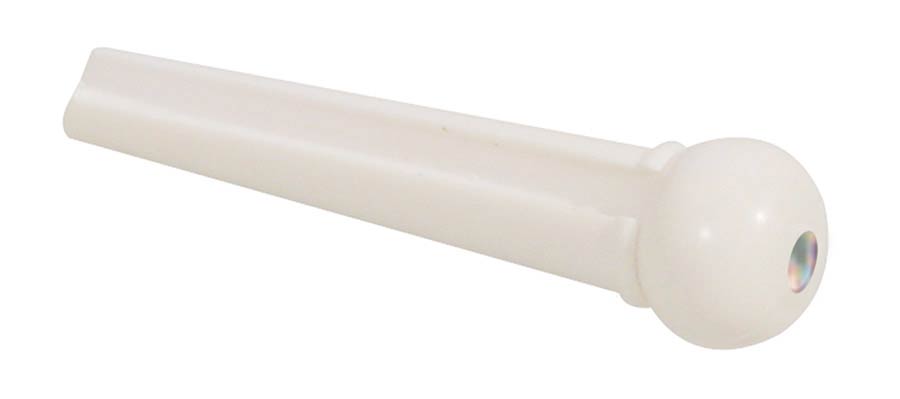 Boston 2012 Brugpen, kunststof, wit, 3mm parelmoer stip, 12-pack