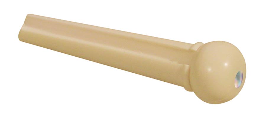 Boston 2013 Brugpen, kunststof, ivoor, 3mm parelmoer stip, 12-pack
