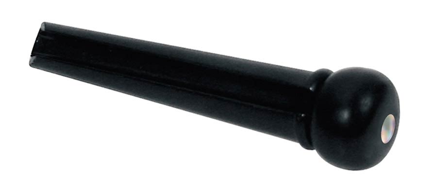 Boston 2014 Brugpen, kunststof, zwart, 3mm parelmoer stip, 12-pack