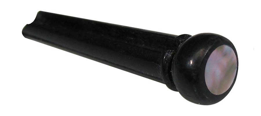 Boston 2026 Brugpen, kunststof, zwart, 5mm parelmoer stip, 12-pack