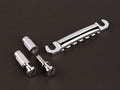 Boston T-70-AC Staartstuk gitaar, LP-model, chroom, aluminium, met studs and anchors