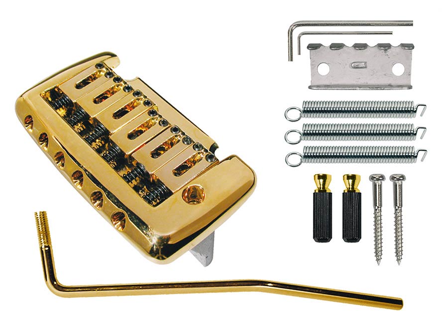 Boston T-270-G Tremolo Stallion, pitch 10,5mm, with 2 studs, gold