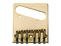 Boston T-62-G Brug-staartstuk, Teaser, grooved saddles, flat plate, goud