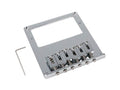 Boston T-68-C Brug-staartstuk, Teaser, block saddles, flat plate /for humbucker, chroom