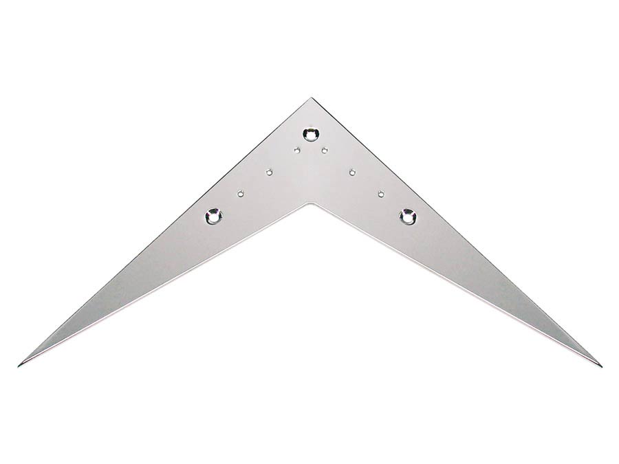 Boston T-100-C Staartstuk voor electrische gitaar, V- model, chroom