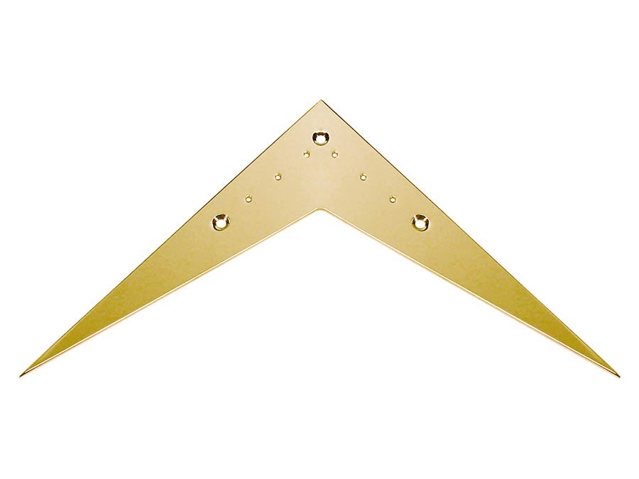 Boston T-100-G Staartstuk voor electrische gitaar, V- model, goud