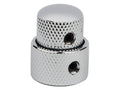 Boston KCH-280 Double dome knob, metal, 15x14 + 19x12mm, with set screws allen type, shaft size 6,0 + 8,0, chrome