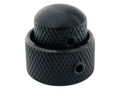 Boston KB-280 Double dome knob, metal, 15x14 + 19x12mm, with set screws allen type, shaft size 6,0 + 8,0, black