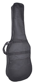 Boston E-00 Draagtas voor elektrische gitaar, ongevoerd, nylon, 2 riemen, groot voorvak, zwart