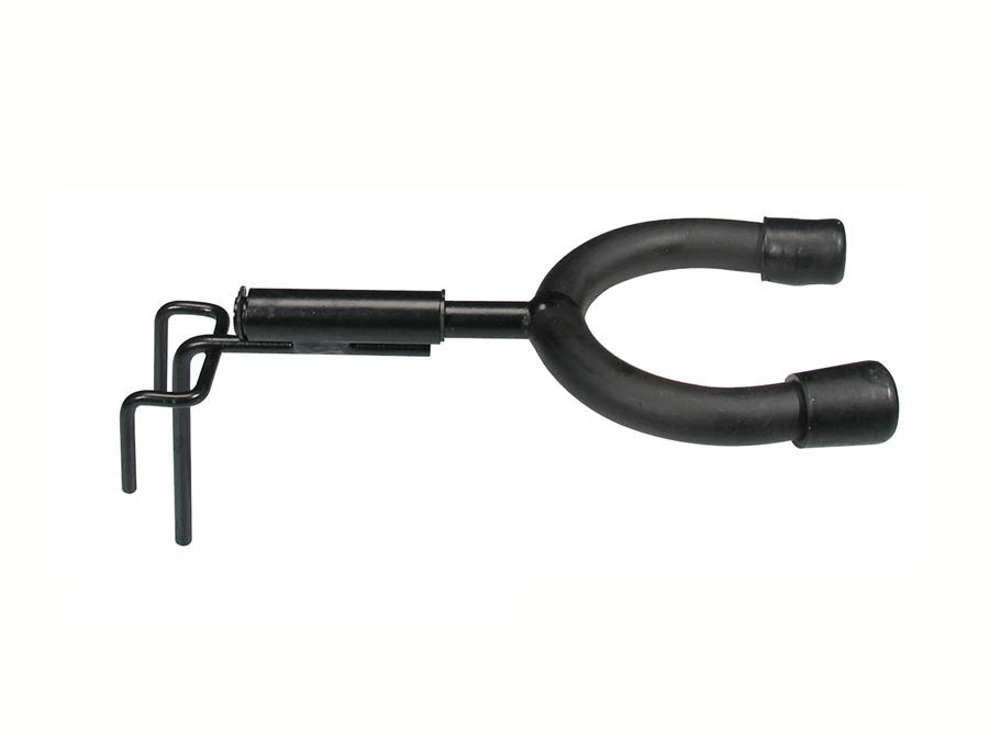 Boston DPH-110 Ophanghaak voor gitaar voor gridwall-systeem, zwart, met draaibare houder