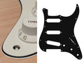 Boston ST-313-VW Slagplaat, Stallion, 3 ply, vintage white, standaard, SSS, 3 pot holes, 3-5 switch