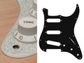 Boston ST-213-SSV Slagplaat, Stallion, 2 ply, sparkling silver, standaard, SSS, 3 pot holes, 3-5 switch