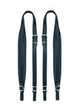 Boston 45-S-CS Accordeon riemen, 12-32 bassen, 64-68 x 4,5cm, split leder, skai voering, zwart