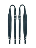 Boston 45-M-CS Accordeon riemen, 48-72 bassen, 82-87 x 4,5cm, split leder, skai voering, zwart
