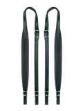 Boston 45-L-CS Accordeon riemen, 80-96 bassen, 92-97 x 4,5cm, split leder, skai voering, zwart