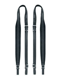 Boston 45-L-CV Accordeon riemen, 80-96 bassen, 92-97 x 4,5cm, split leder, velours voering, zwart