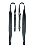 Boston 60-L-CS Accordeon riemen, 80-96 bassen, 92-97 x 6,0cm, split leder, skai voering, zwart
