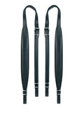 Boston 45-L-LS Accordeon riemen, 80-96 bassen, 92-97 x 4,5cm, nerf leder, skai voering, zwart