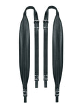Boston 60-L-LL Accordeon riemen, 80-96 bassen, 92-97 x 6,0cm, nerf leder, lederen voering, zwart
