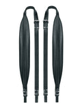 Boston 60-X-LS Accordeon riemen, 120 bassen, 102-107 x 6,0cm, nerf leder, skai voering, zwart