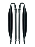 Boston 60-X-LV Accordeon riemen, 120 bassen, 102-107 x 6,0cm, nerf leder, velours voering, zwart