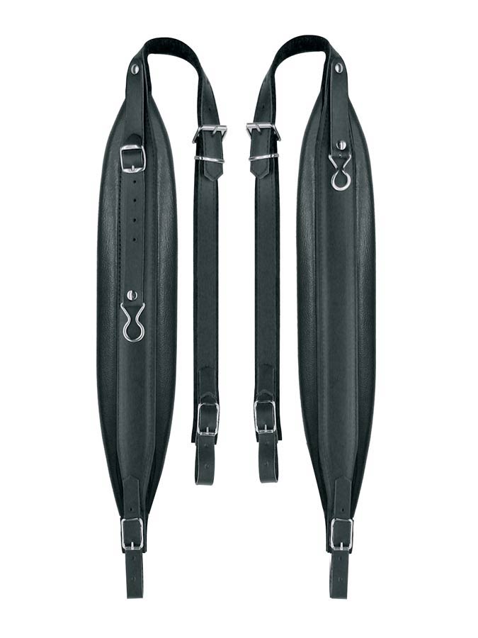 Boston 100-L-LS Accordeon riemen, 96-120 bassen, 99-104 x 10,0cm, nerf leder, skai voering, zwart
