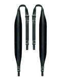 Boston 60-M-LV Accordeon riemen, 48-72 bassen, 82-87 x 6,0cm, nerf leder, velours voering, zwart