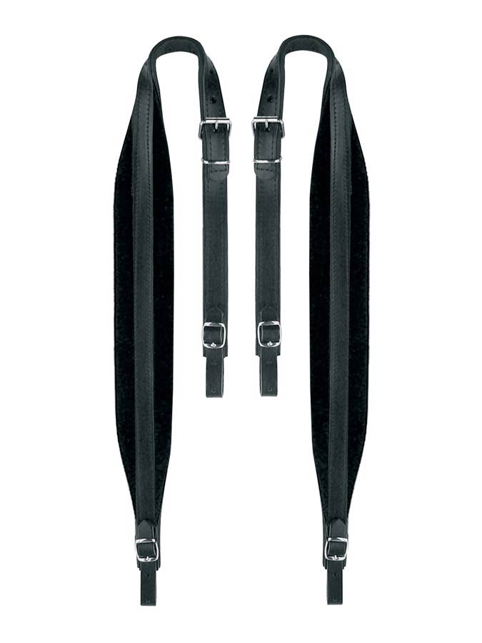 Boston 60-M-LV Accordeon riemen, 48-72 bassen, 82-87 x 6,0cm, nerf leder, velours voering, zwart