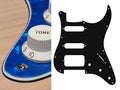 Boston ST-323-PBU Slagplaat, Stallion, 3 ply, pearlblue, SSH, 3 pot holes, 3-5 switch