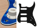 Boston ST-322-PBU Slagplaat, Stallion, 3 ply, pearlblue, SSH, 2 pot holes, 3-5 switch