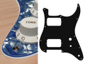 Boston ST-331-PV Slagplaat, Stallion, 3 ply, pearlviolet, HH, 2 pot holes, toggle switch
