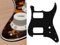 Boston ST-331-RY Slagplaat, Stallion, 3 ply, tiger yellow, HH, 2 pot holes, toggle switch
