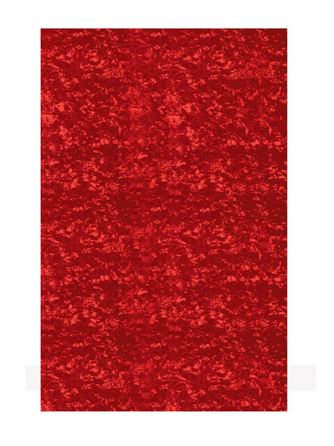 Boston PG-334-PR Slagplaat materiaal, parelmoer rood, 3 ply, 45x29cm