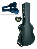 Boston CCL-500 Deluxe koffer voor klassieke gitaar, hout, gewelfde vormkoffer, met slot en schouderriem