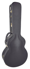 Boston CJZ-500-17 Deluxe koffer voor jazzgitaar (17 inch), hout, gewelfde vormkoffer, met slot en schouderriem